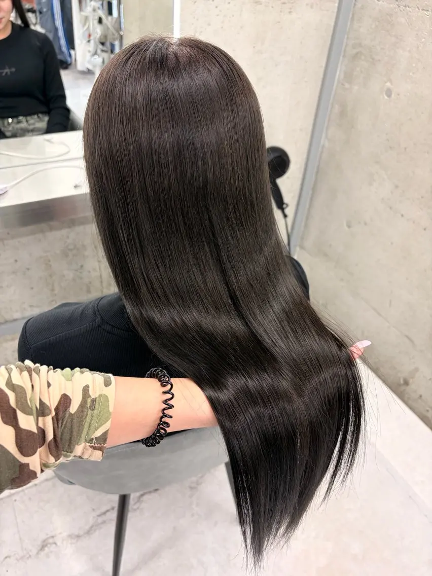 ロング カラー カット ヘアカラー カラー/エクステ 🤍ルナのヘアスタイル