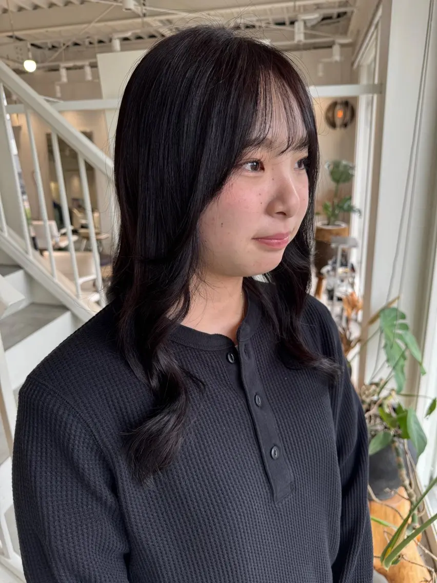 カラー 本田 実可子のヘアスタイル
