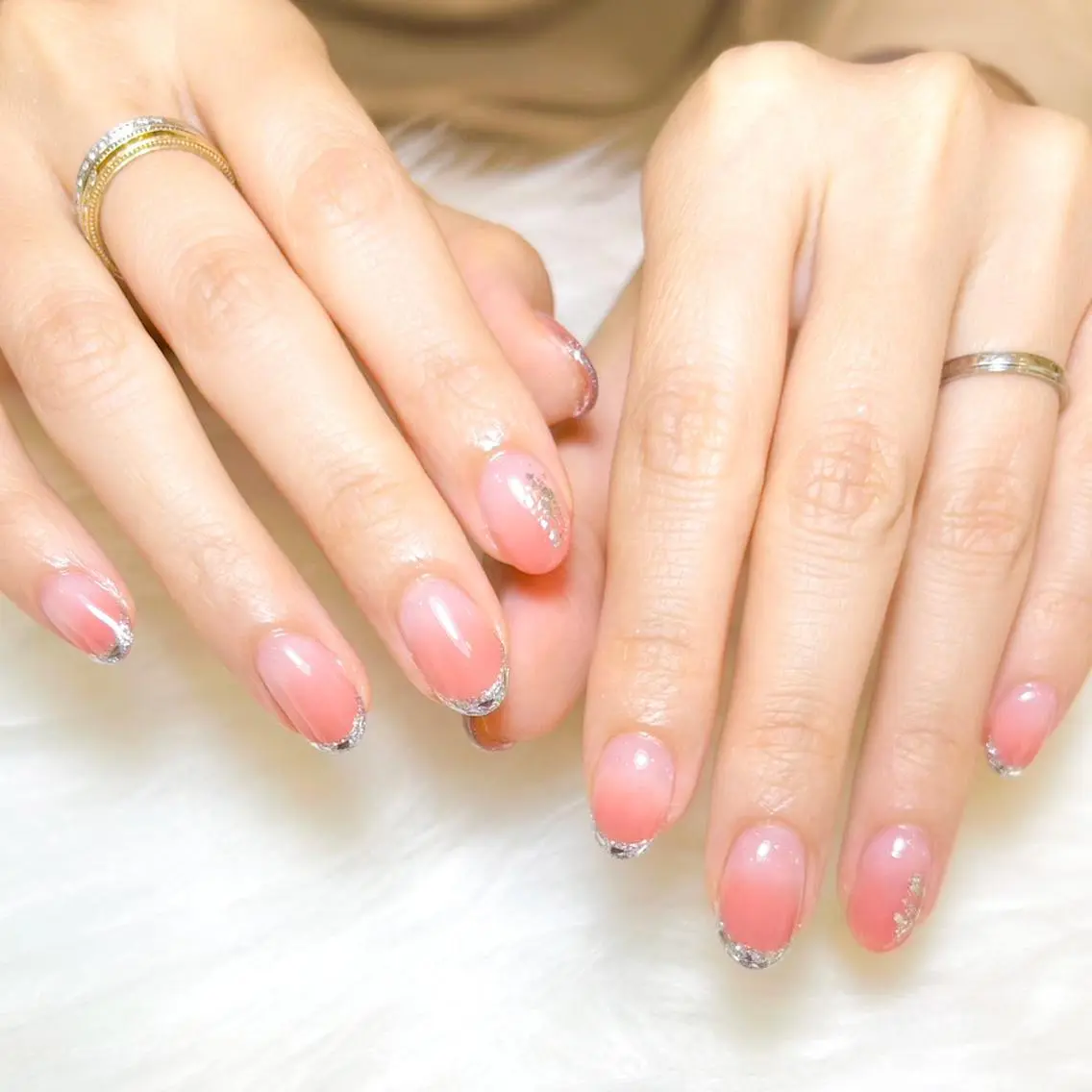 ネイル フレンチネイル ハンドネイル Re:eight nailのネイルデザイン