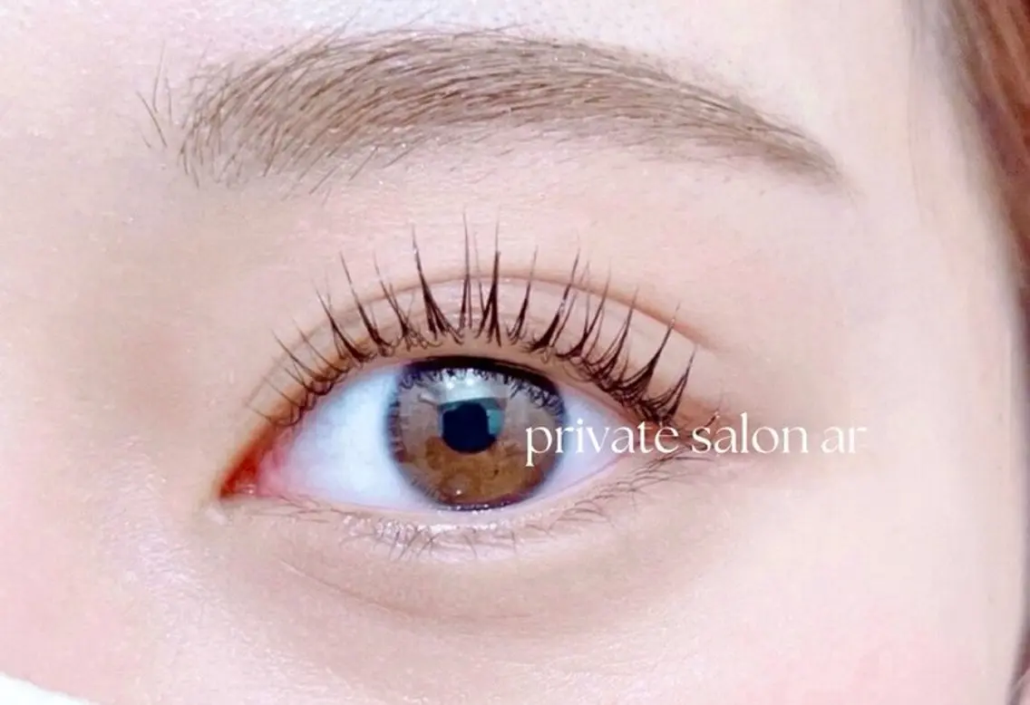マツエク・マツパ パリジェンヌラッシュリフト private salon arのマツエク・マツパデザイン
