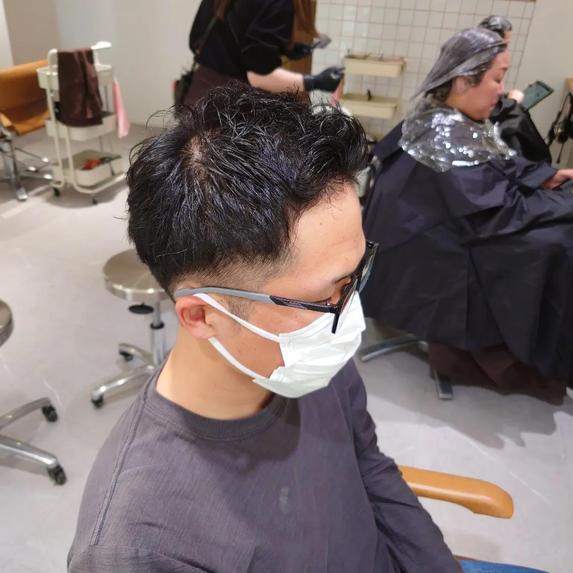 ショート ナカヤマ ヒロトのヘアスタイル