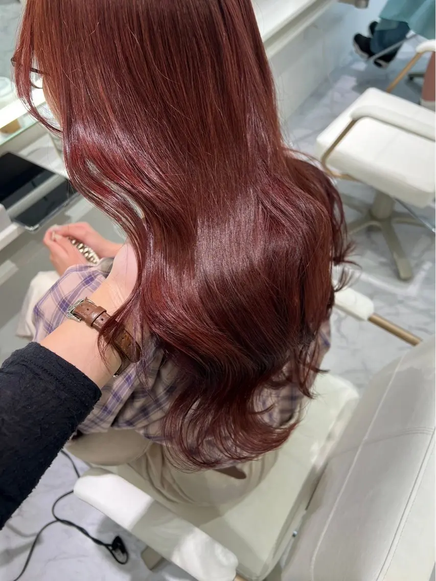 ロング カラー ロング カット ヘアカラー ParveMix 🪽鳥取彩花のヘアスタイル