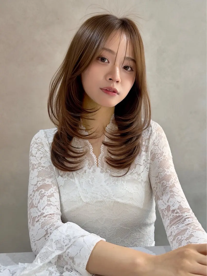 ロング ✨NOVAレイヤー・ ブリーチなしダブル✨のヘアスタイル