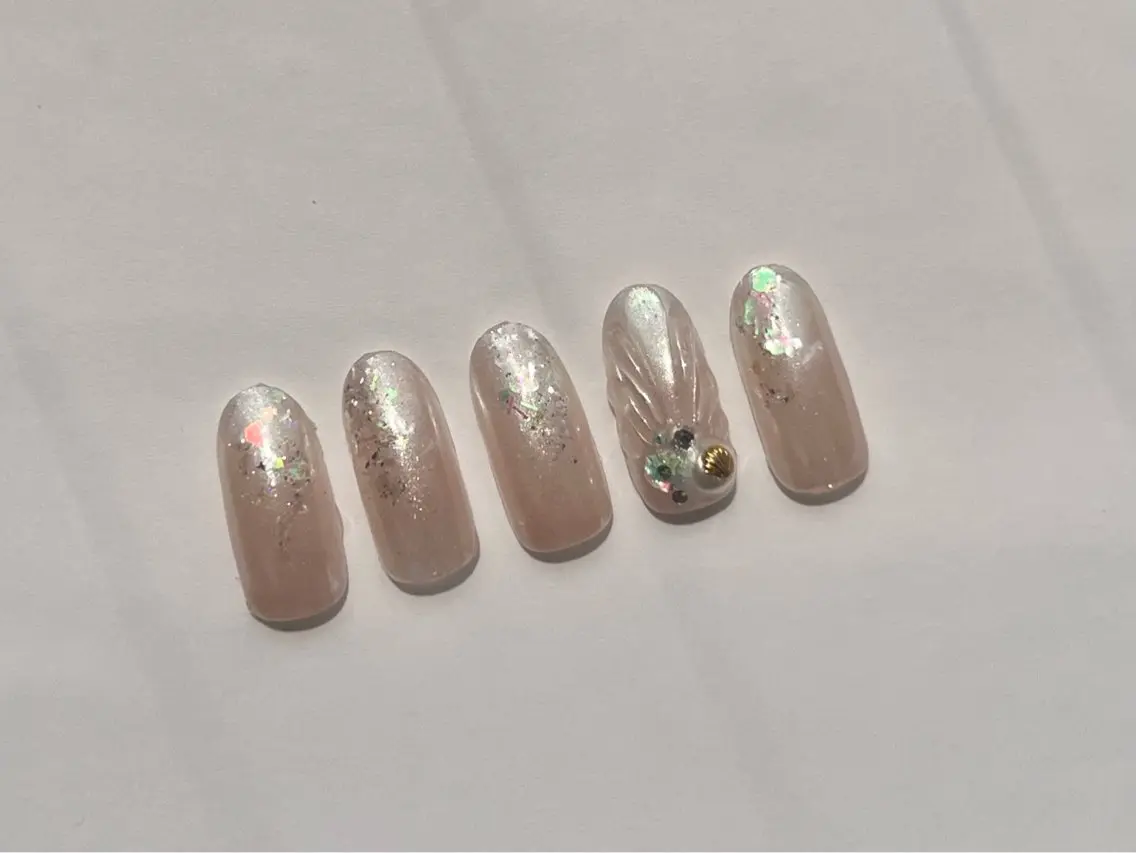ハンドネイル アクリルスカルプ𓆈 RounGe町田店のネイルデザイン