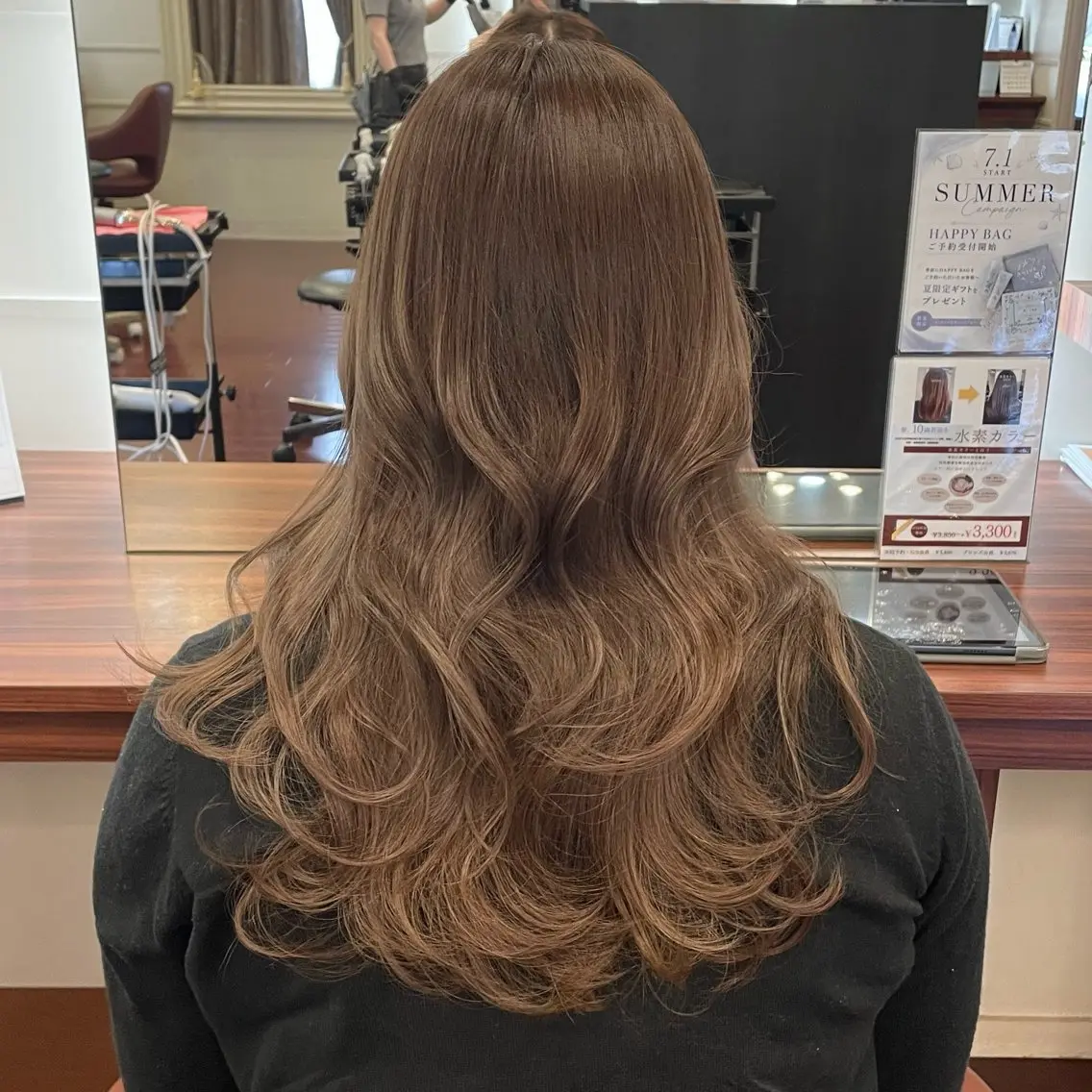 ロング ヘアカラー 🍓スダユキナ🍓 髪質改善水素カラーのヘアスタイル