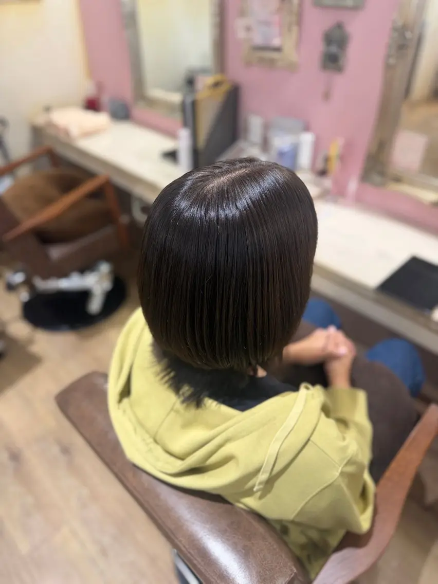 カラー ベージュカラー オリーブベージュ Plaatje🫧 碧のヘアスタイル