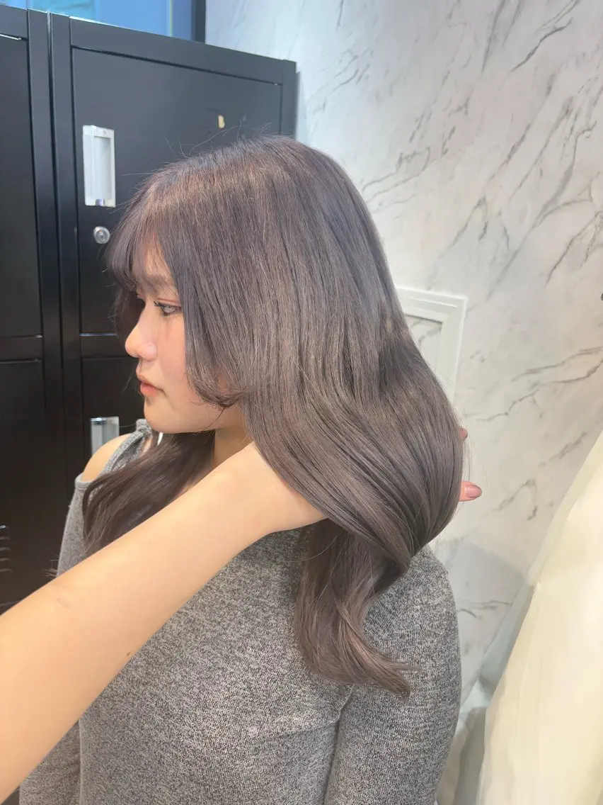ロング カラー 韓国ヘア🎀 /♡𝓝𝓸𝓪♡のヘアスタイル