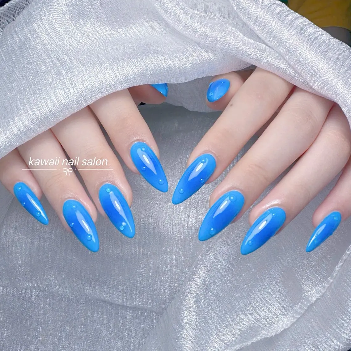 ネイル フレンチネイル ジェルネイル 韓国ネイル マグネットネイル 持ち込み Kawaii _Nailのネイルデザイン