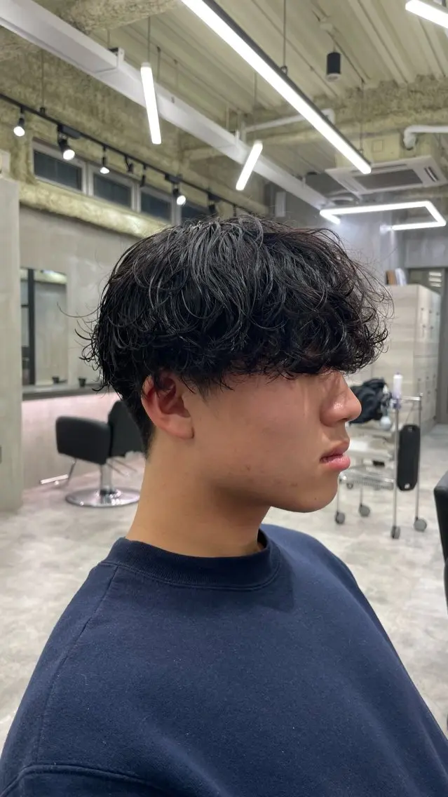 メンズ メンズパーマ the path Seiyaのヘアスタイル