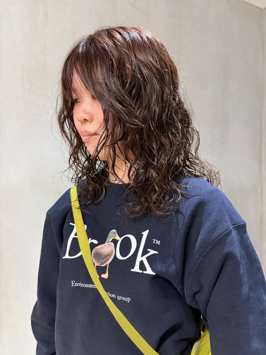ミディアム マツイ モモノのヘアスタイル