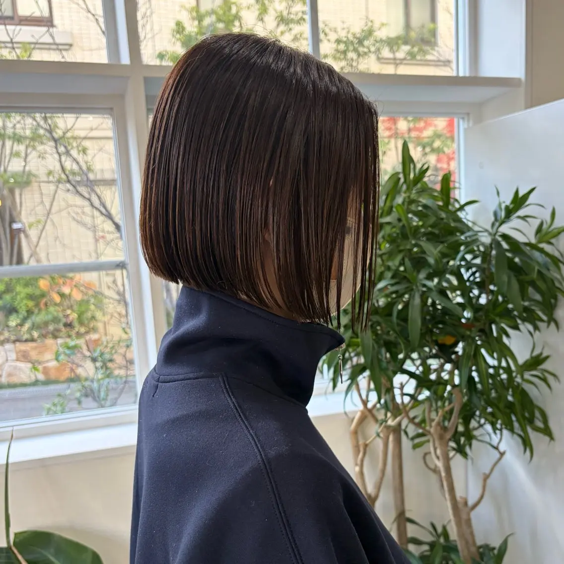 ショート カラー ボブ 似合わせカット カット ヘアカラー トリートメント YUUKI/ミニボブ ボブ/髪質改善のヘアスタイル