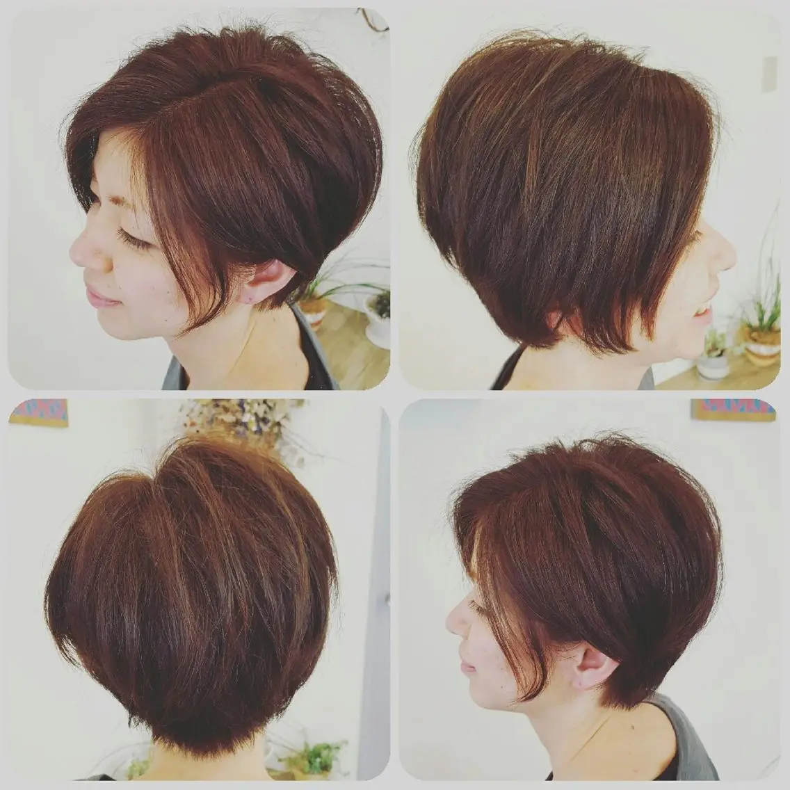 ショート カラー spa hair ark 富井直美のヘアスタイル