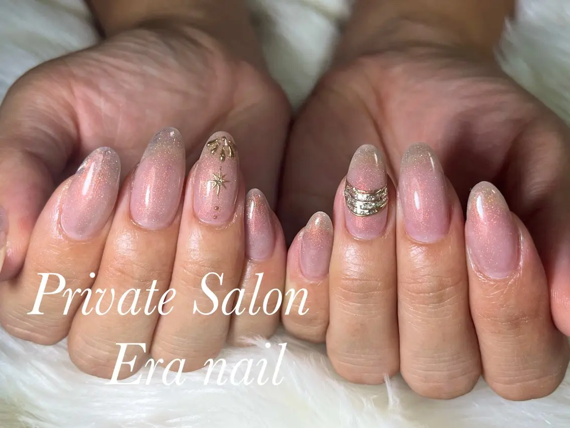 ネイル アートネイル ミラーネイル Era nailのネイルデザイン