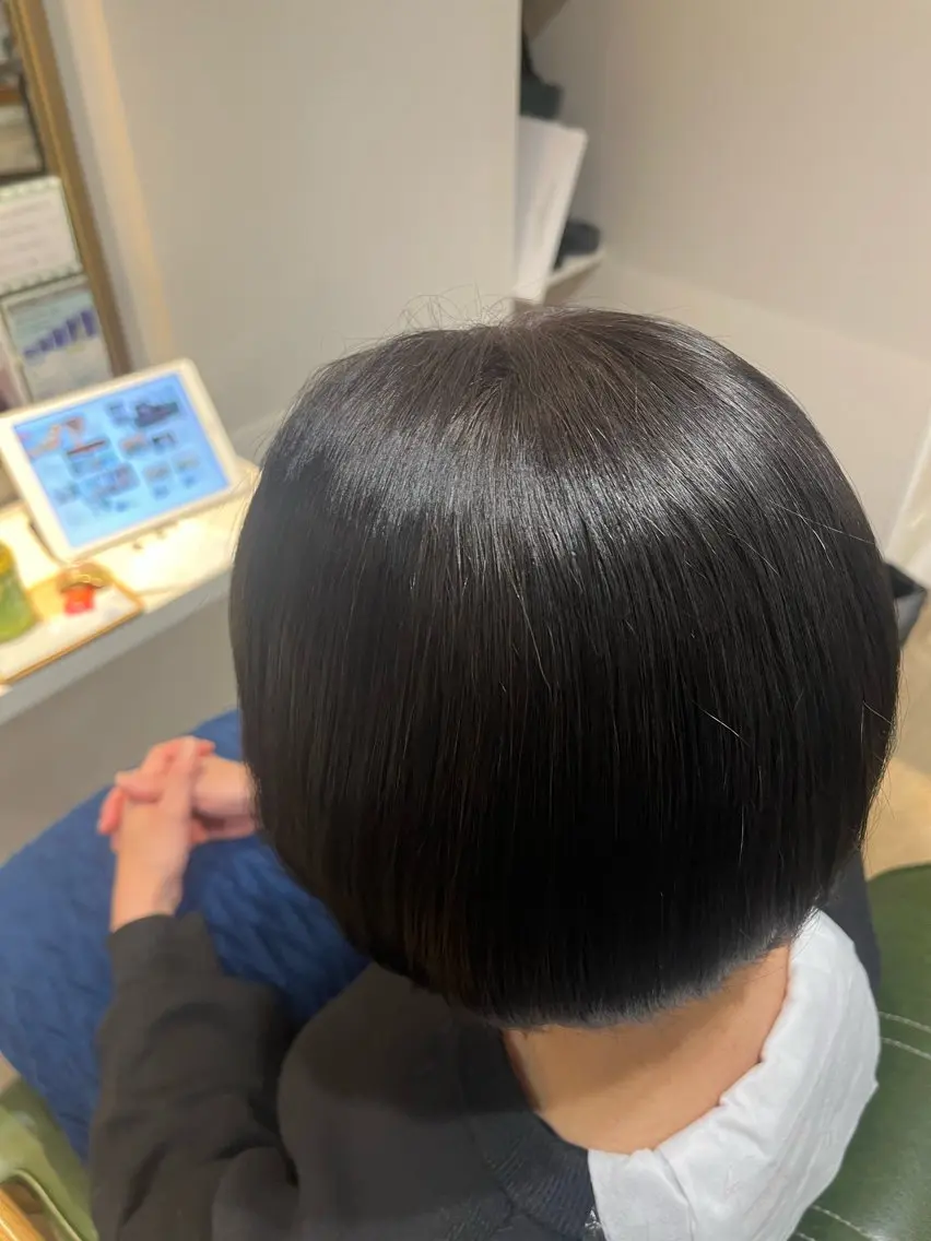 ショート 髪質改善 トリートメント 小鴨 美佳のヘアスタイル
