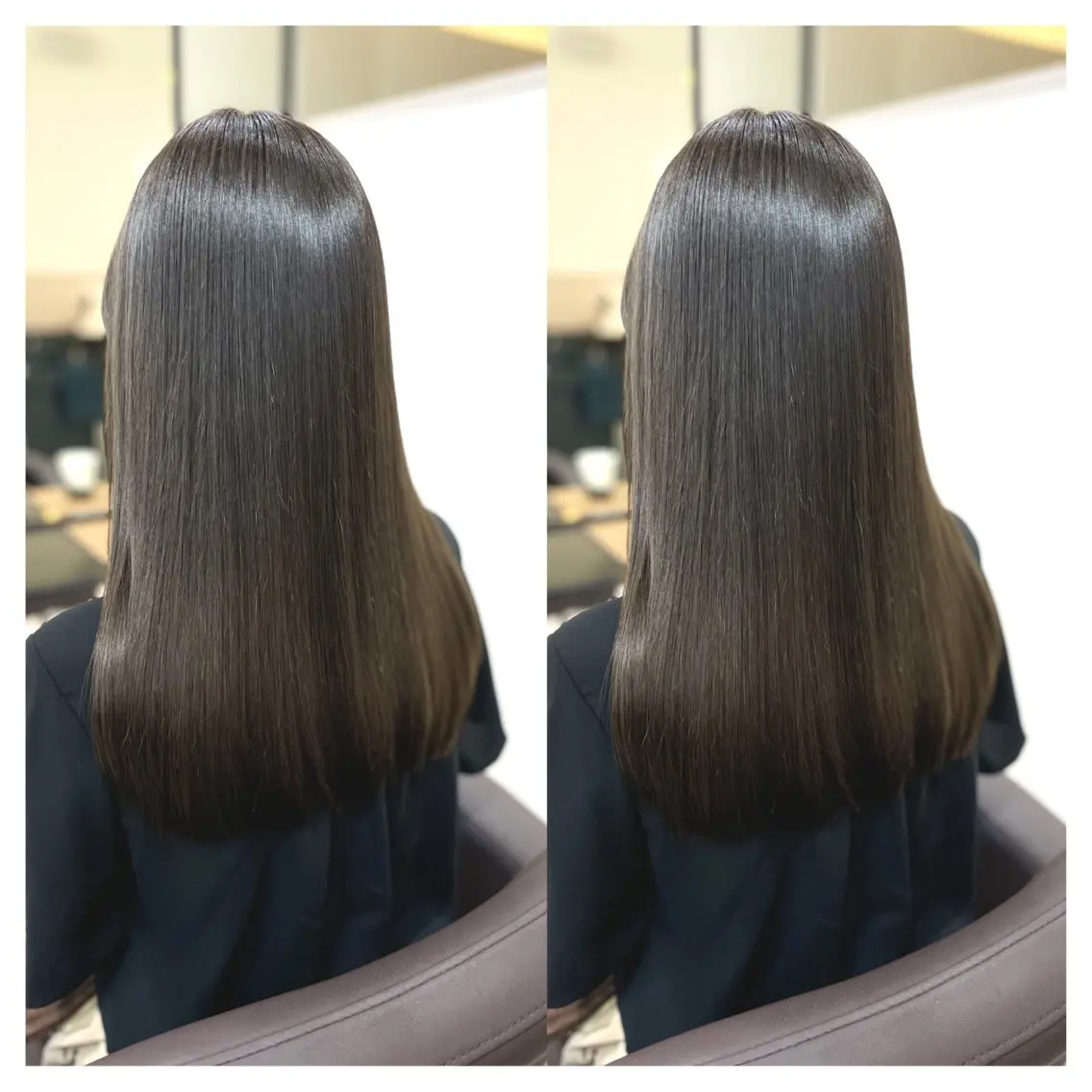 セミロング カラー カット ヘアカラー トリートメント 村山 茉衣のヘアスタイル