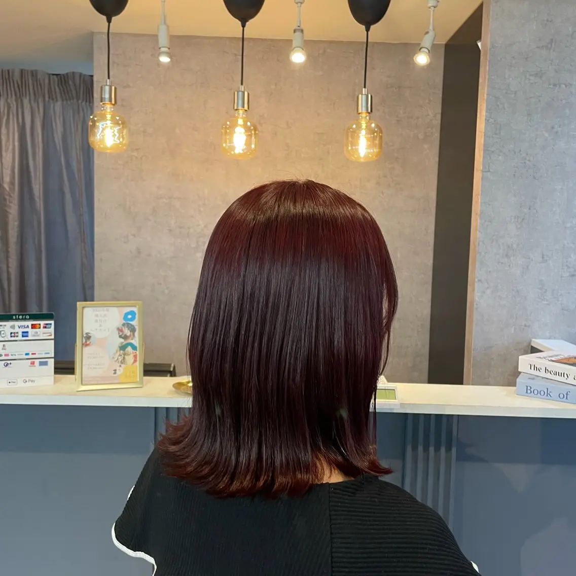 ミディアム ヘアカラー トリートメント 手塚 凜のヘアスタイル