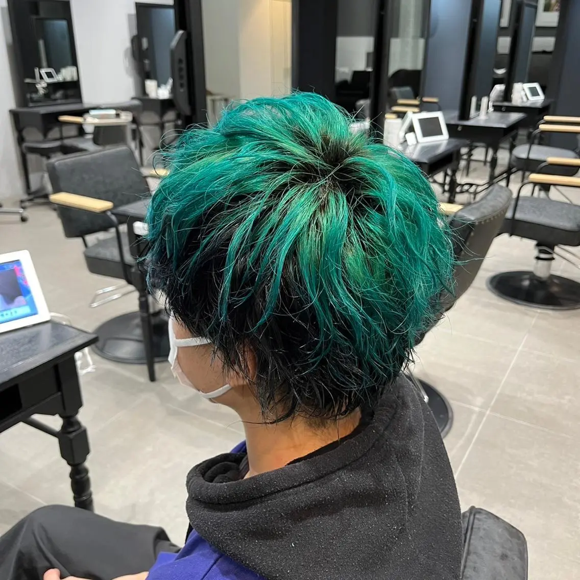 メンズカット+最上級メテオカラー+トリートメントの写真