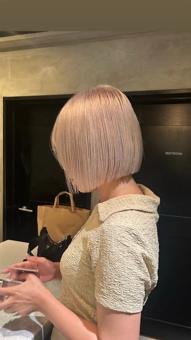 ミディアム カラー カット ヘアカラー トリートメント タナカ カナ🫧のヘアスタイル