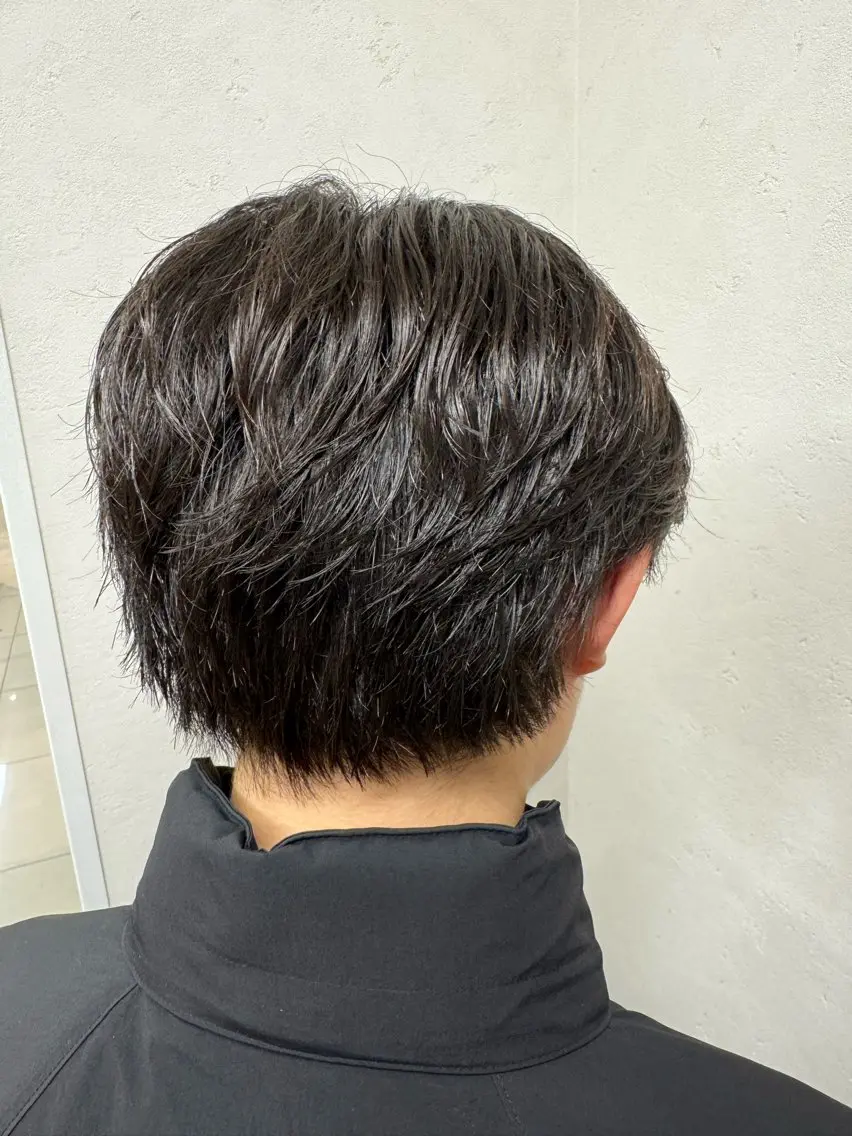 ショート メンズ カット パーマ/ハイトーン /吉田眞のヘアスタイル