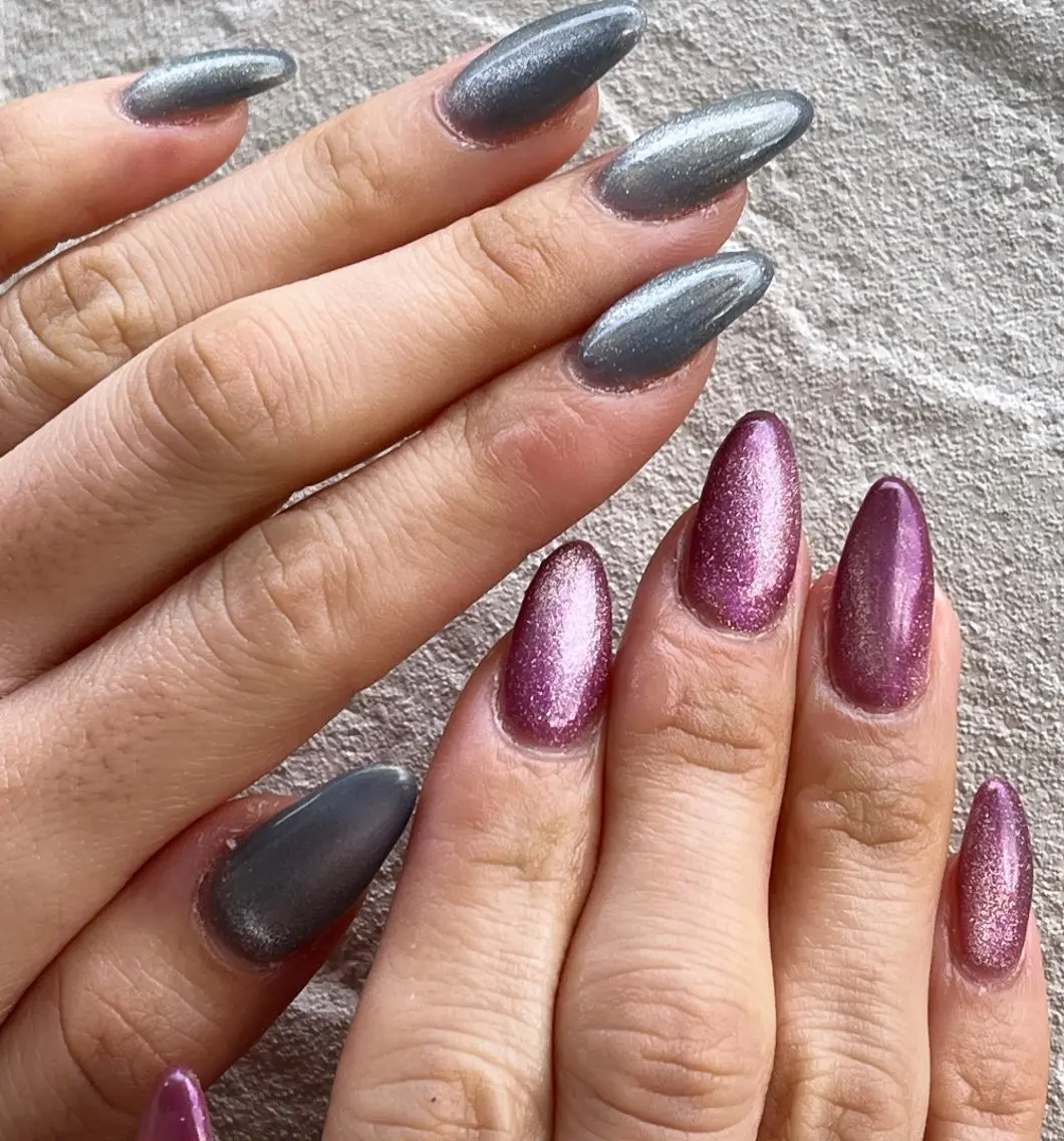 ネイル マグネットネイル ハンドネイル nail room9 ☺︎のネイルデザイン