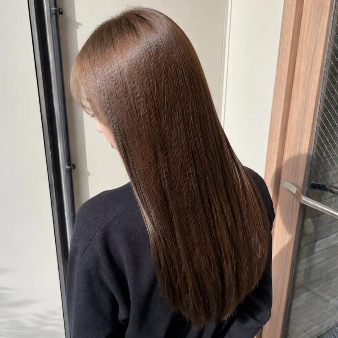 カラー ブラウンカラー ナチュラルブラウン ヘアカラー 赤み消しカラー/ ダブルカラー/shoのヘアスタイル
