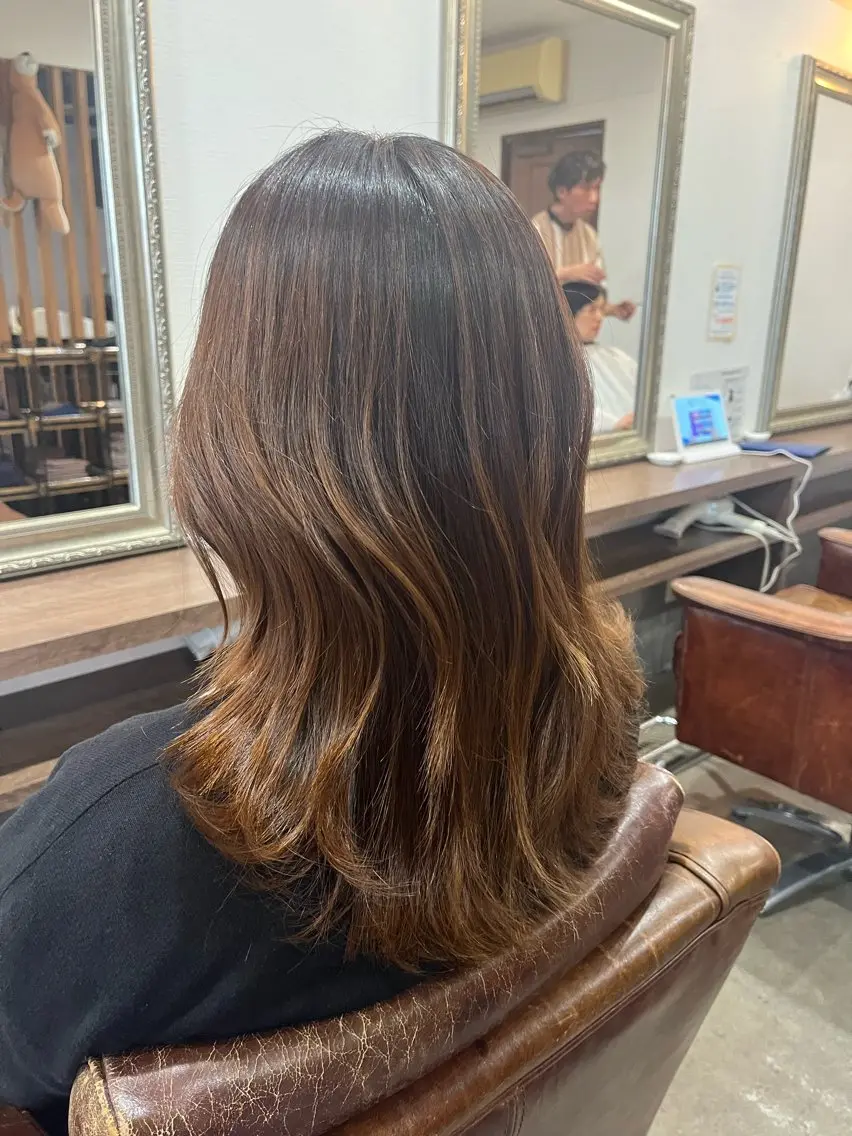 ロング 🫧透明感カラー× レイヤー🫧HARUのヘアスタイル