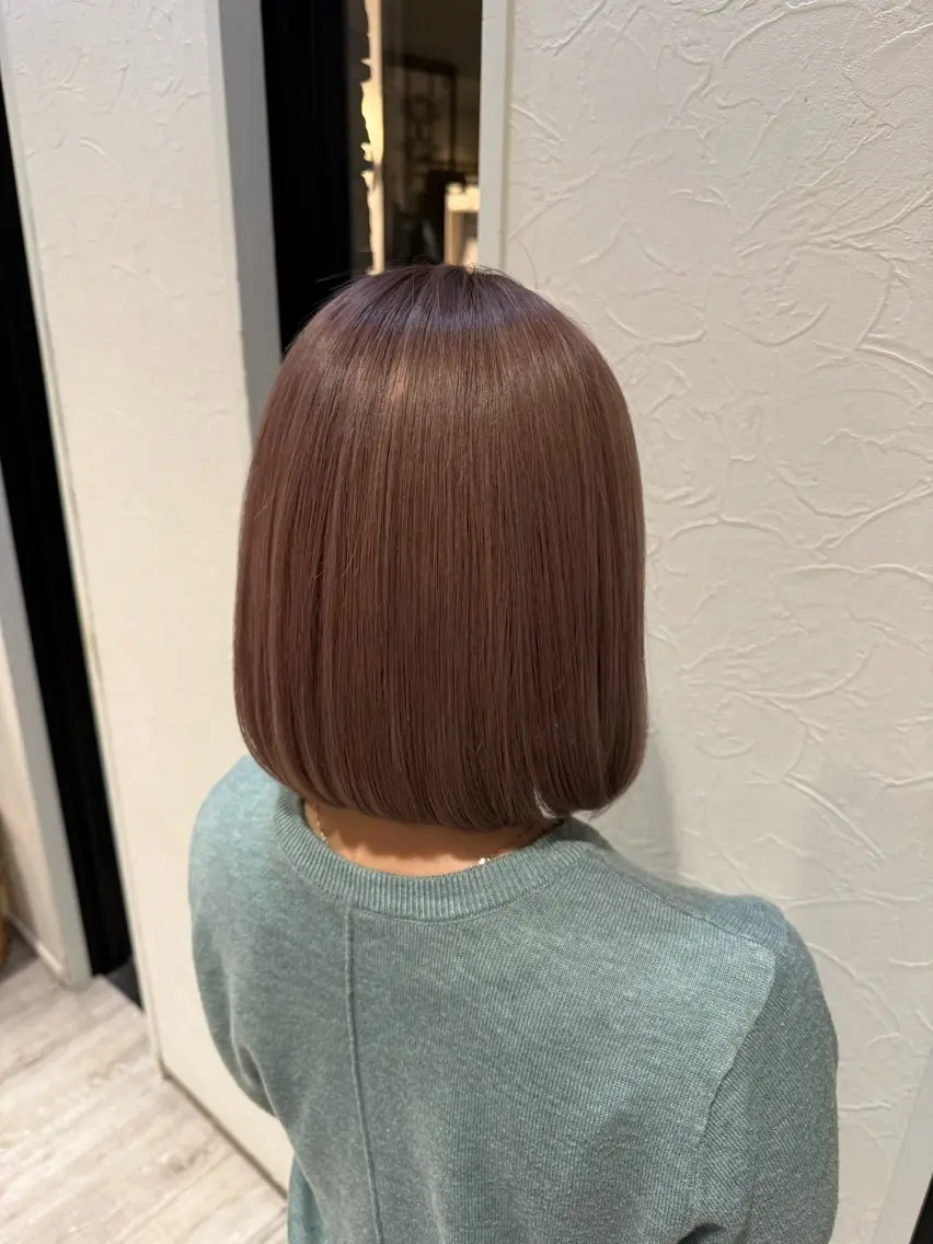 ミディアム カット ヘアカラー トリートメント ショート/ボブ特化 🌷ゆうなのヘアスタイル