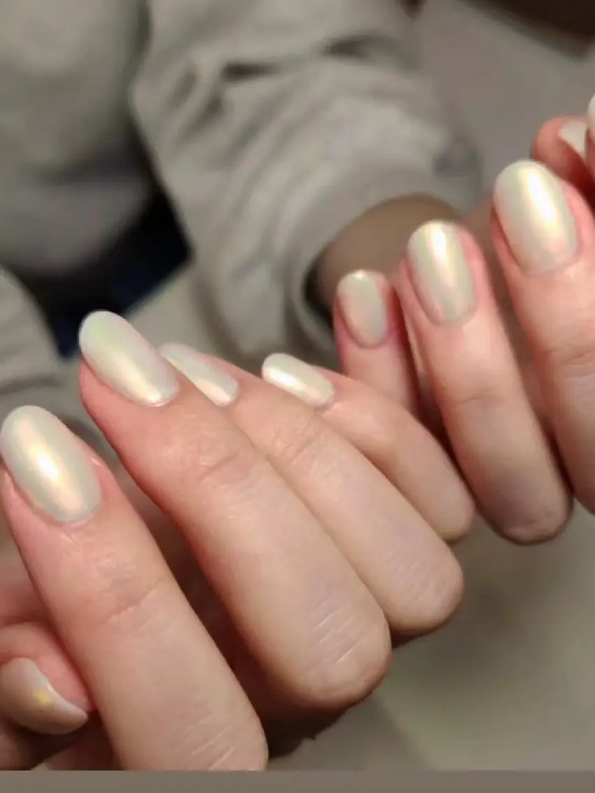 ネイル オーロラネイル マットネイル ハンドネイル NailSalon N.中目黒のネイルデザイン
