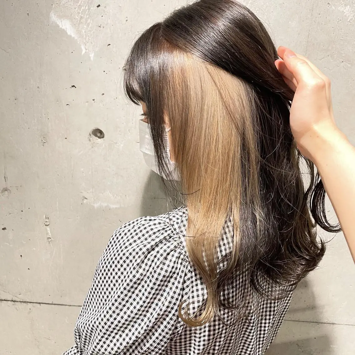 ロング カラー ヘアカラー トリートメント ヘッドスパ ヘアセット 赤み消しカラー 🍀JUNKIのヘアスタイル