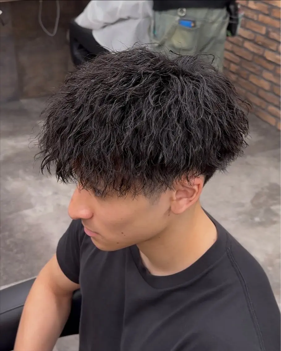 パーマ メンズ カット パーマ パーマ特化/ MANARUのヘアスタイル
