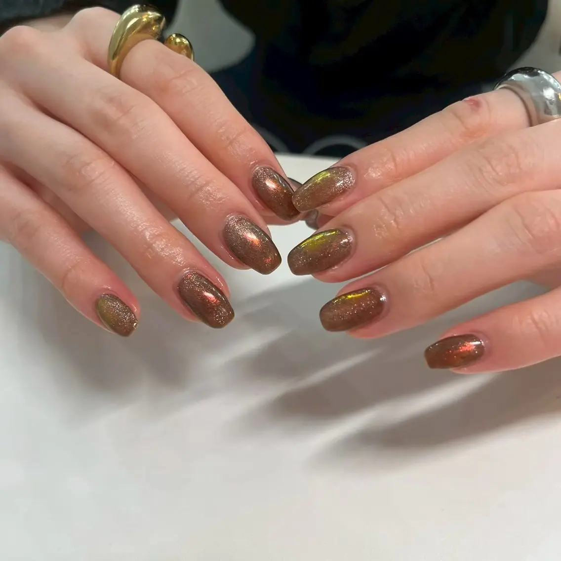 【カラー豊富💅💎】ミラー・オーロラネイル7480円 → 5980円(オフ込み)　※追加料金でパーツ・カラー追加OKの写真