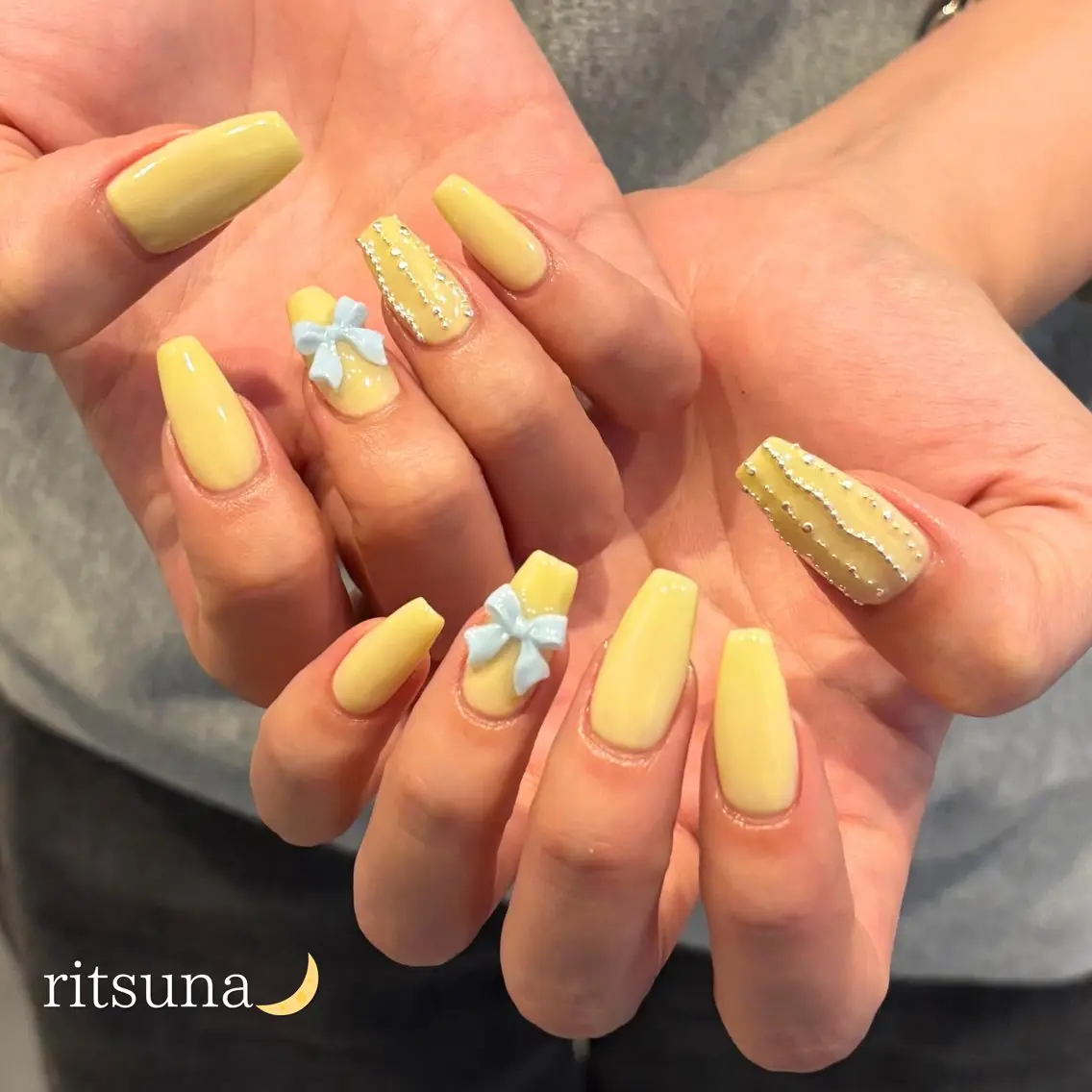 ネイル ritsuna🌙 nail 堺筋本町のネイルデザイン