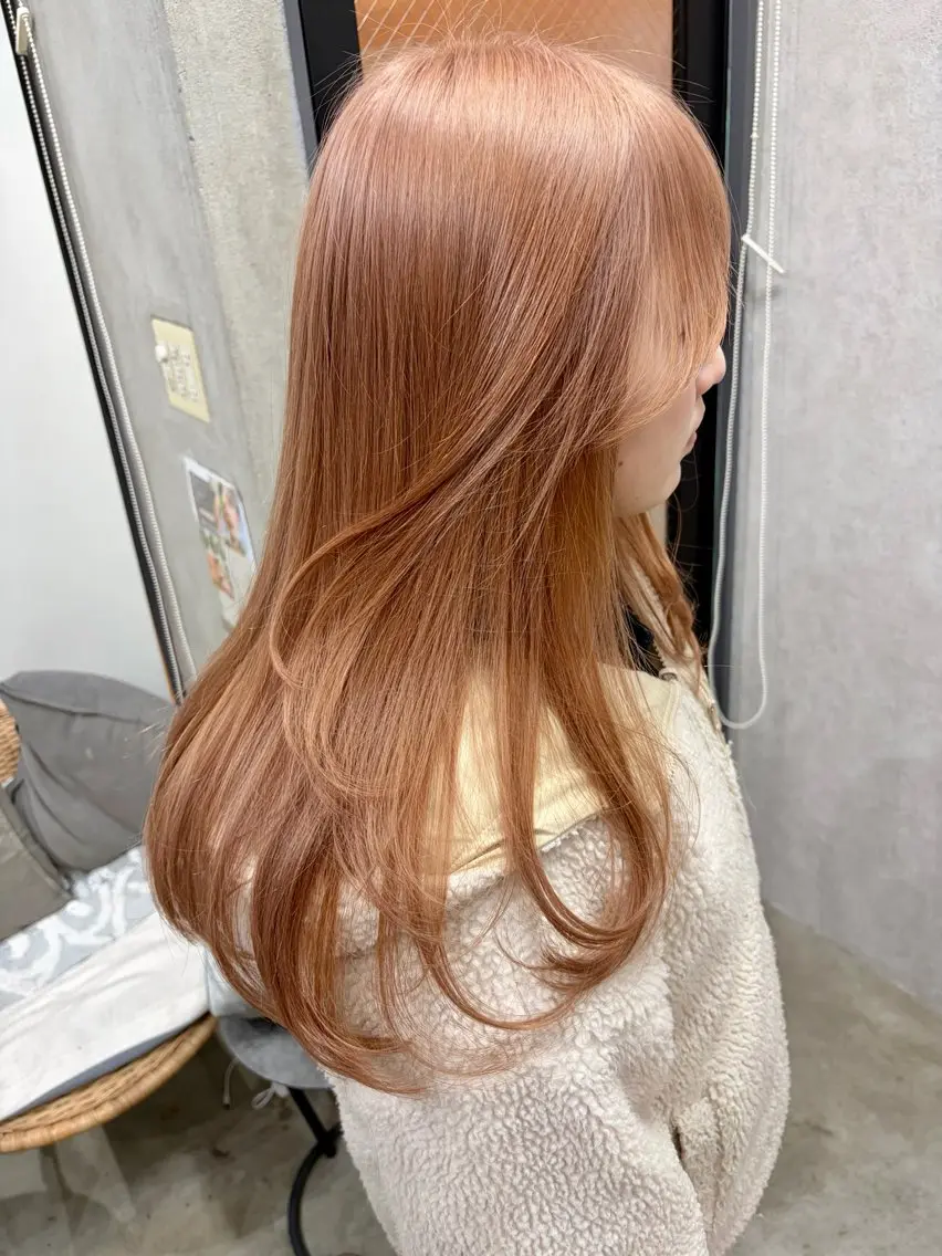 ロング ヘアカラー maya🇰🇷韓国 レイヤー/顔まわりのヘアスタイル