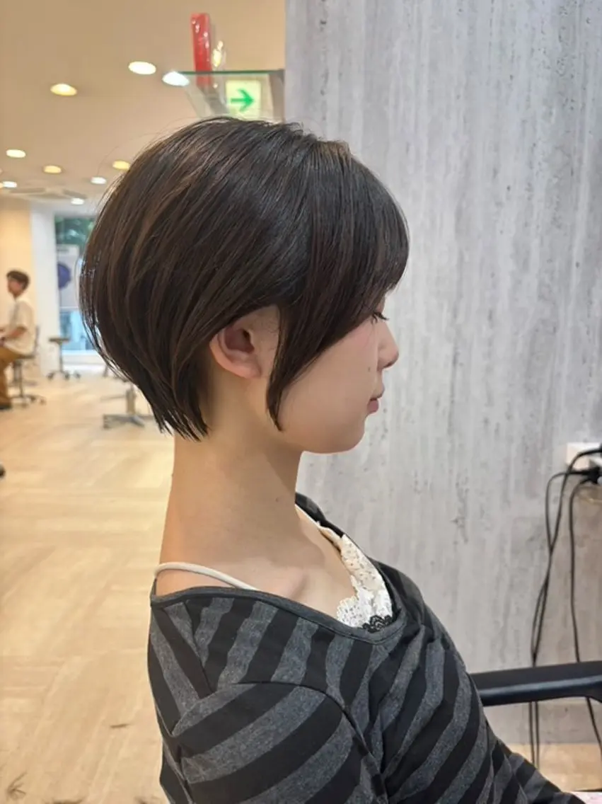 ショート カット Gardenhair 小笠原篤矢ショートのヘアスタイル