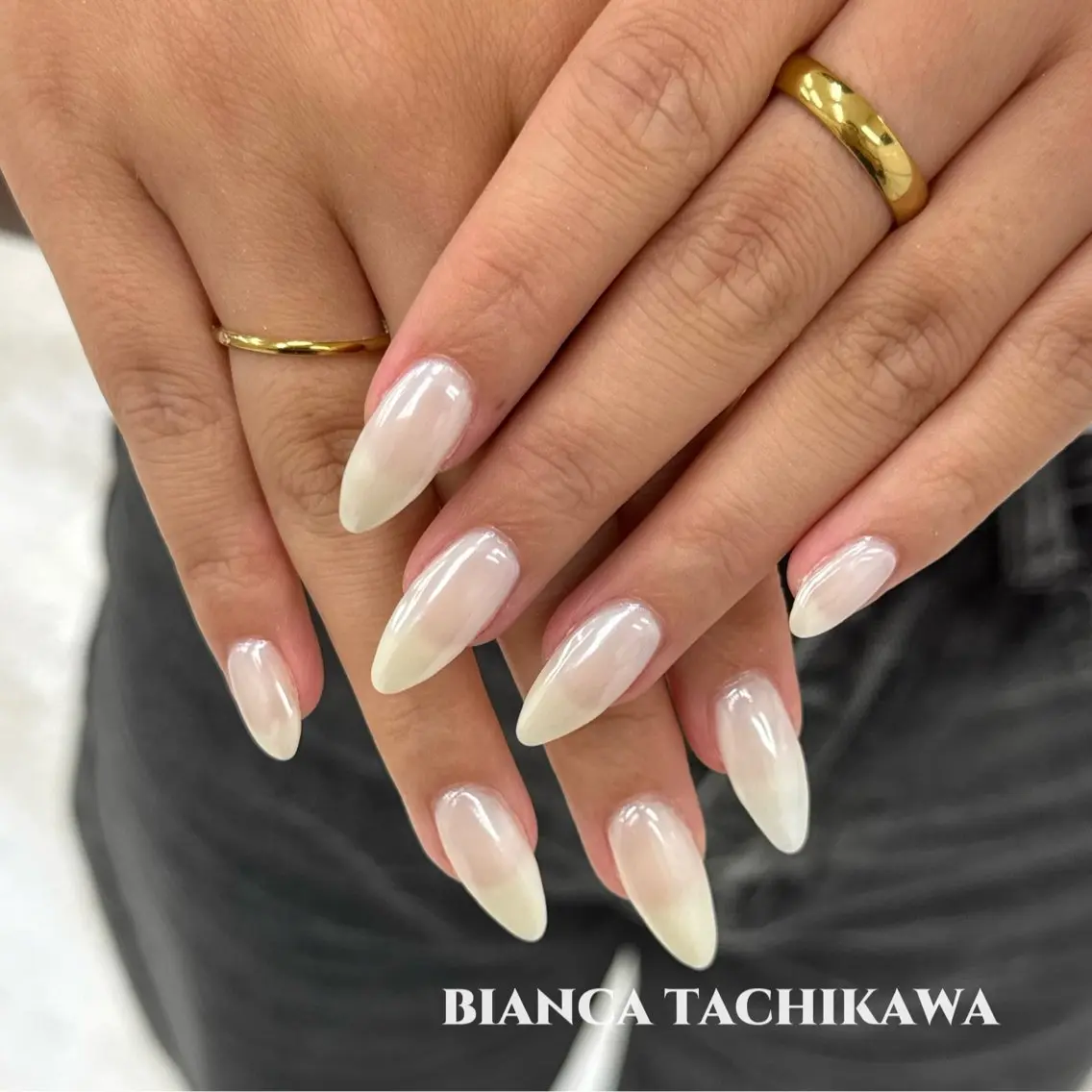 ネイル ミラーネイル ハンドネイル 🌺Bianca立川 HAGA🌺のネイルデザイン