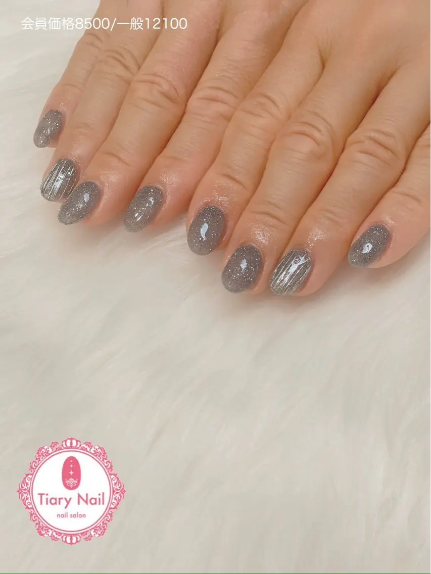 ハンド🩵定額デザインC【オフ込み】👉🏻¥10700 🎨色変更OK✨️の写真
