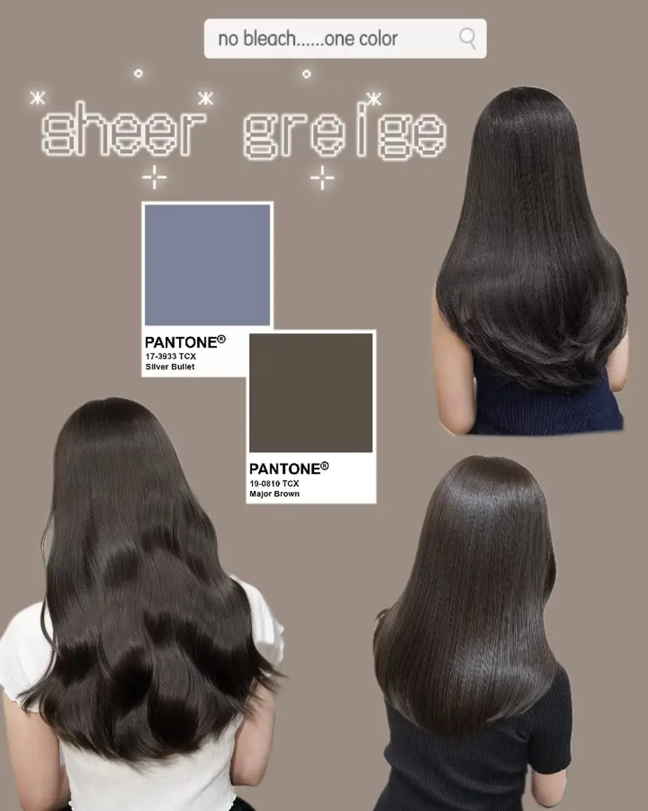 ロング カラー ブラウンカラー グレージュ ヘアカラー トリートメント ブリーチなし透明感 カラー/チサト🌿のヘアスタイル