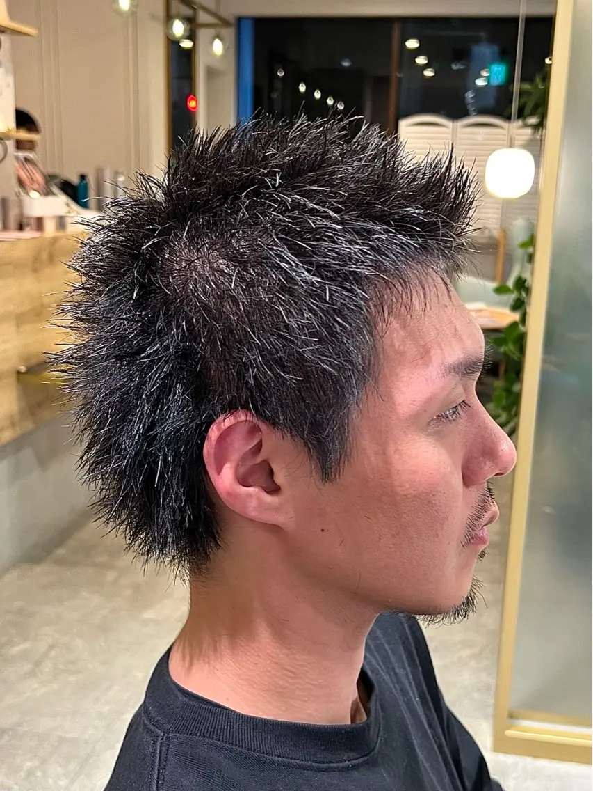 ショート メンズ メンズパーマ職人 加藤 弘貴のヘアスタイル
