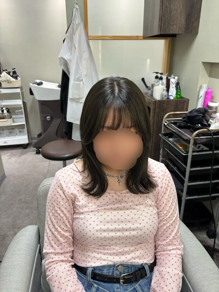 ミディアム 🌟美髪カラー🌟 縮毛矯正🌟曽我優海のヘアスタイル
