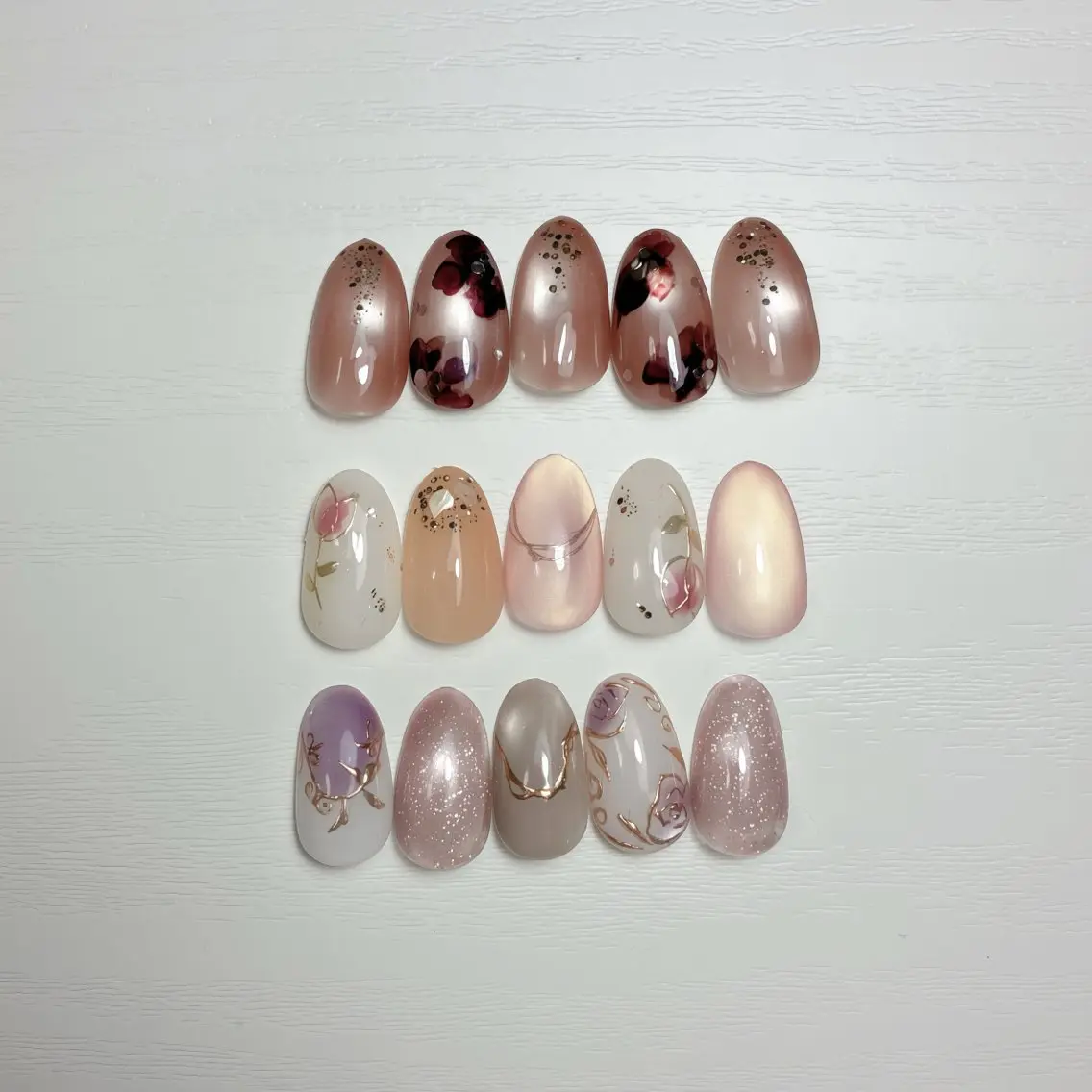 ネイル フットネイル 氷ネイル・うるうるネイル マグネットネイル ニュアンスネイル シンプルネイル ハンドネイル nail salon anoneのネイルデザイン