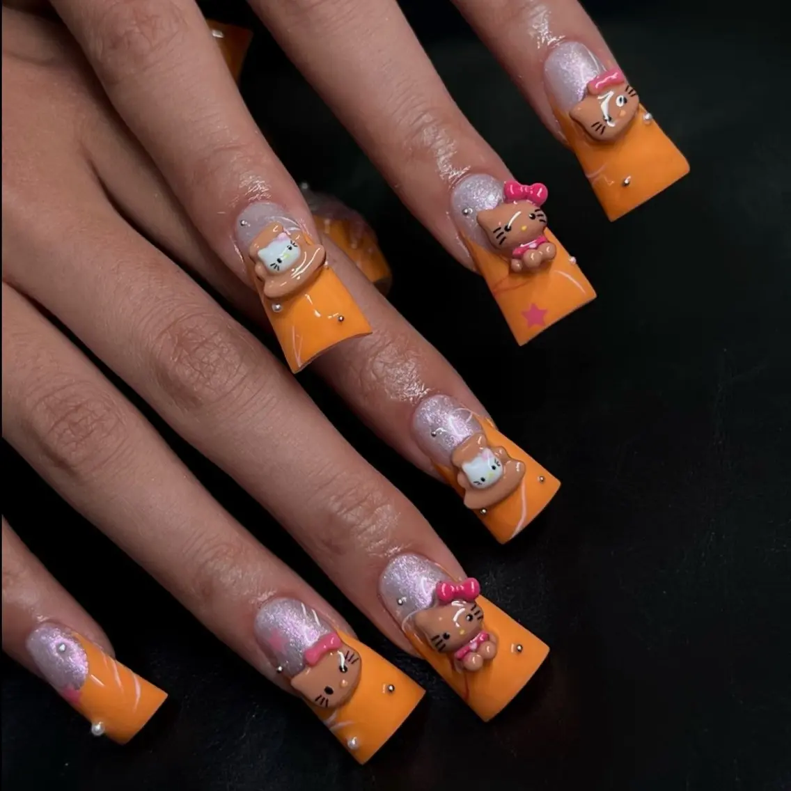 ネイル ハンドネイル GreenNail salonパラジェルのネイルデザイン