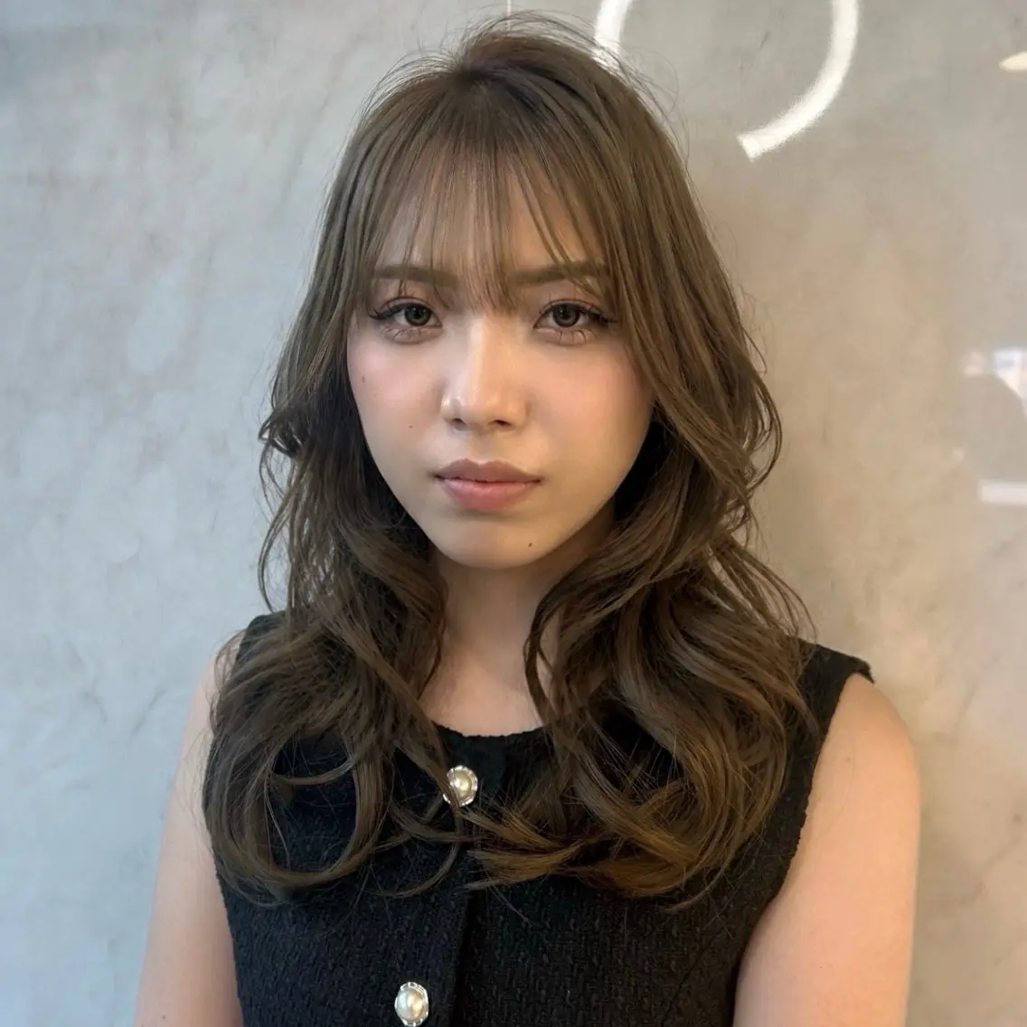 ロング カラー ヘアカラー トリートメント ALEAP owl Wakanaのヘアスタイル