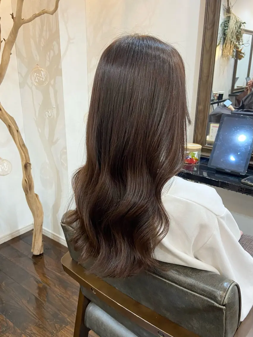 ロング カット ヘアカラー トリートメント 透明感カラー/ 加瀬たまものヘアスタイル