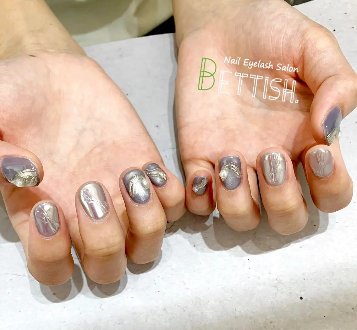 ネイル マグネットネイル ハンドネイル BETTISH. KUMIKO☺︎︎のネイルデザイン
