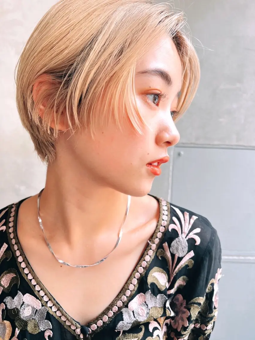 ショート 横浜美容室/暖色系 michika🌹のヘアスタイル