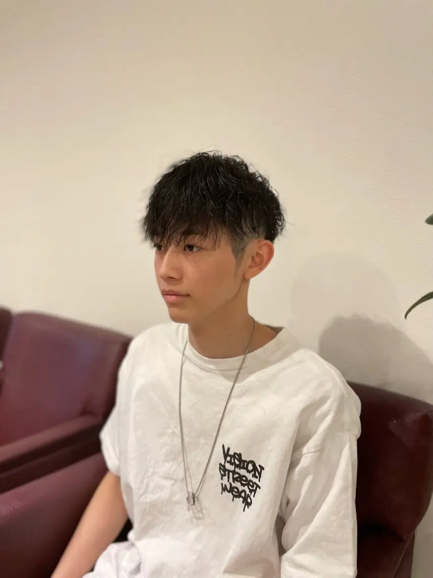 パーマ メンズ メンズパーマ メンズツイストパーマ ツイストパーマ ラローサ ヨシオのヘアスタイル