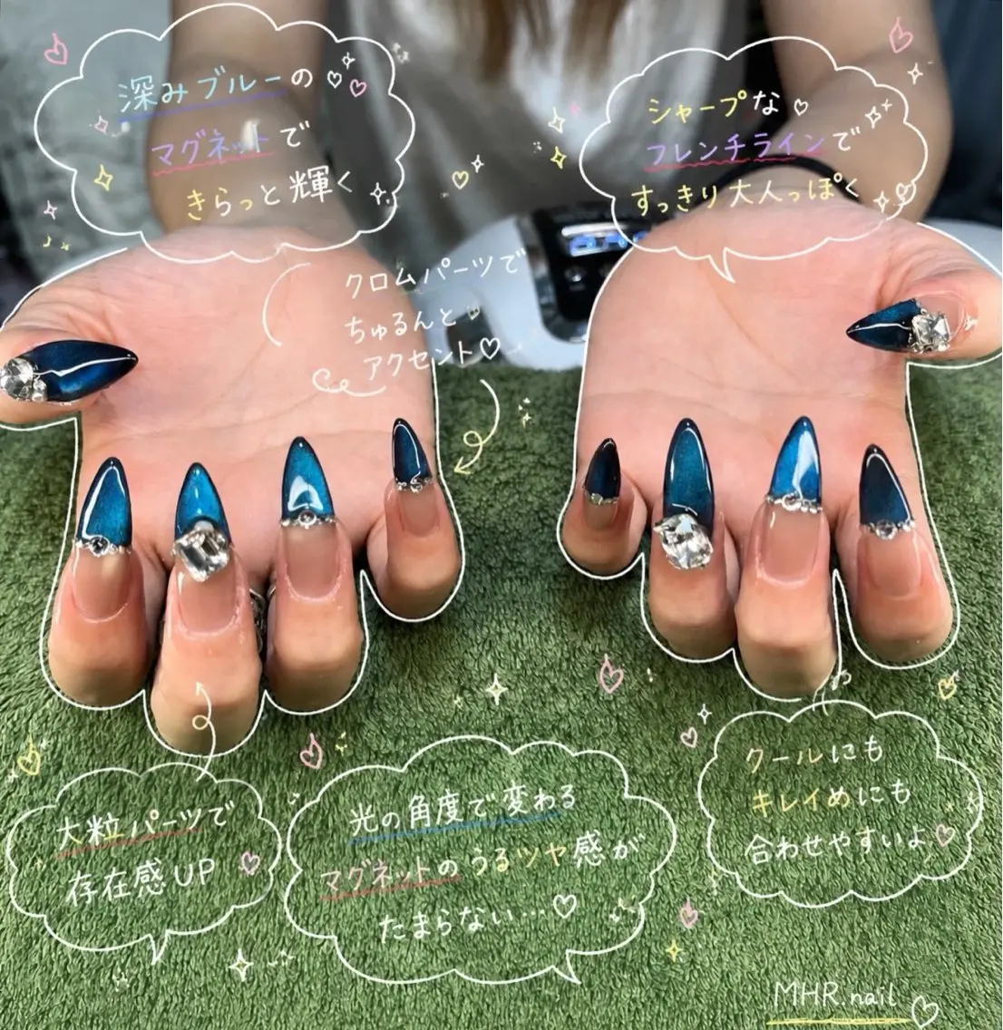 ネイル ハンドネイル フットネイル MHR nailのネイルデザイン