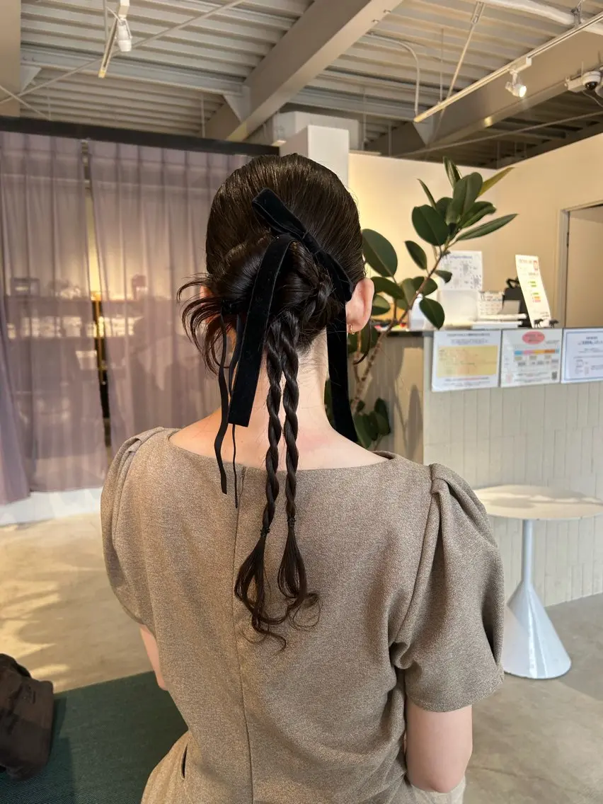 ヘアアレンジ 園田 朱理のヘアスタイル