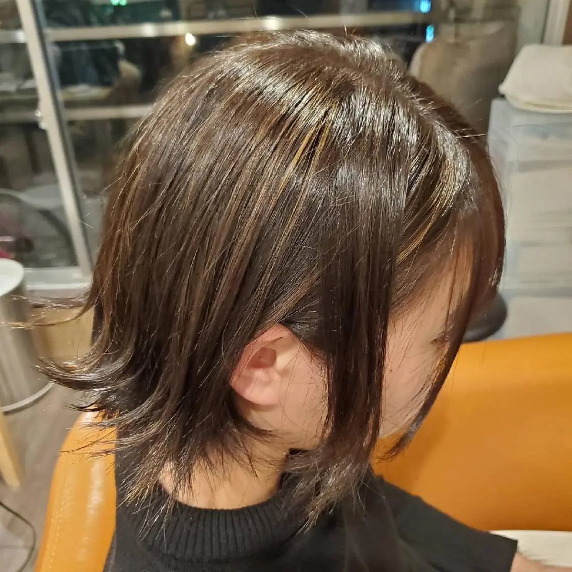 ショート カラー ブリーチ ハイライトカラー イルミナカラー 外国人風カラー ハイライト ヘアカラー spa hair  ark 富井直美のヘアスタイル