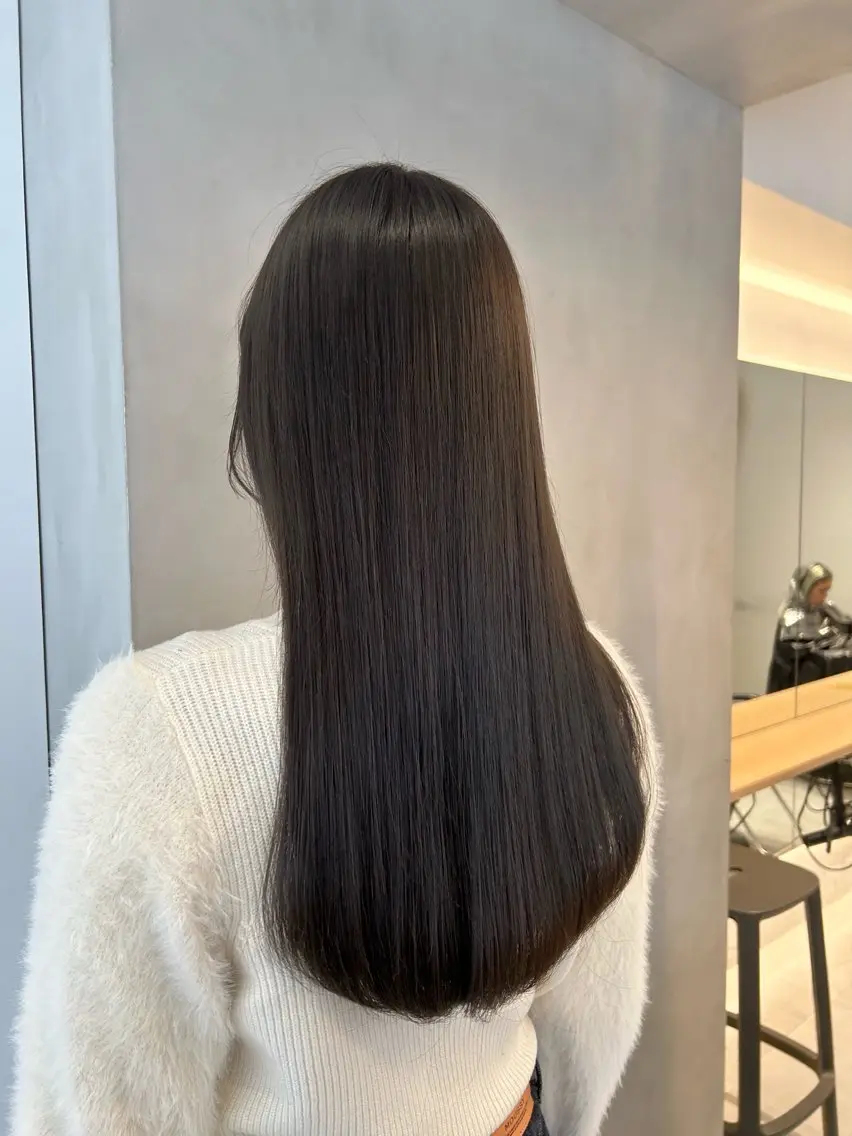 ロング ヘアカラー トリートメント 🧚つやさらhair 🧚manakaのヘアスタイル